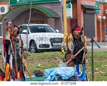 Street musicians