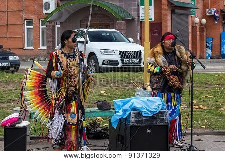 Street musicians