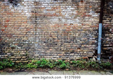 Yellow Brick Wall Background