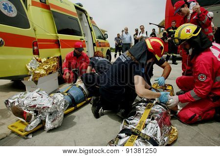 :pan-european Exercise Of The Fire Brigade