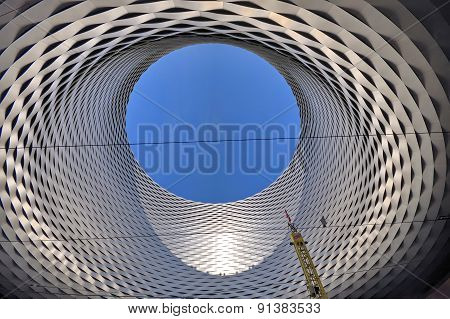 Basel, Switzerland - November 01 2014: Exhibition Center In The Old Town Of Basel In Switzerland