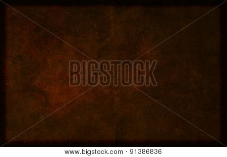 Dark Brown Bordered Textured Material Background