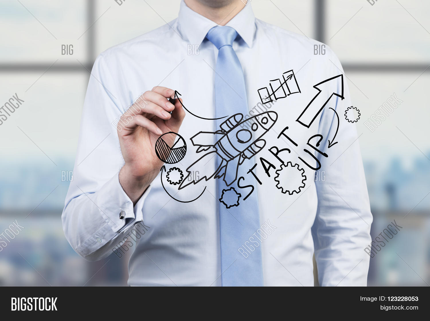 Businessman Drawing Image & Photo (Free Trial) | Bigstock