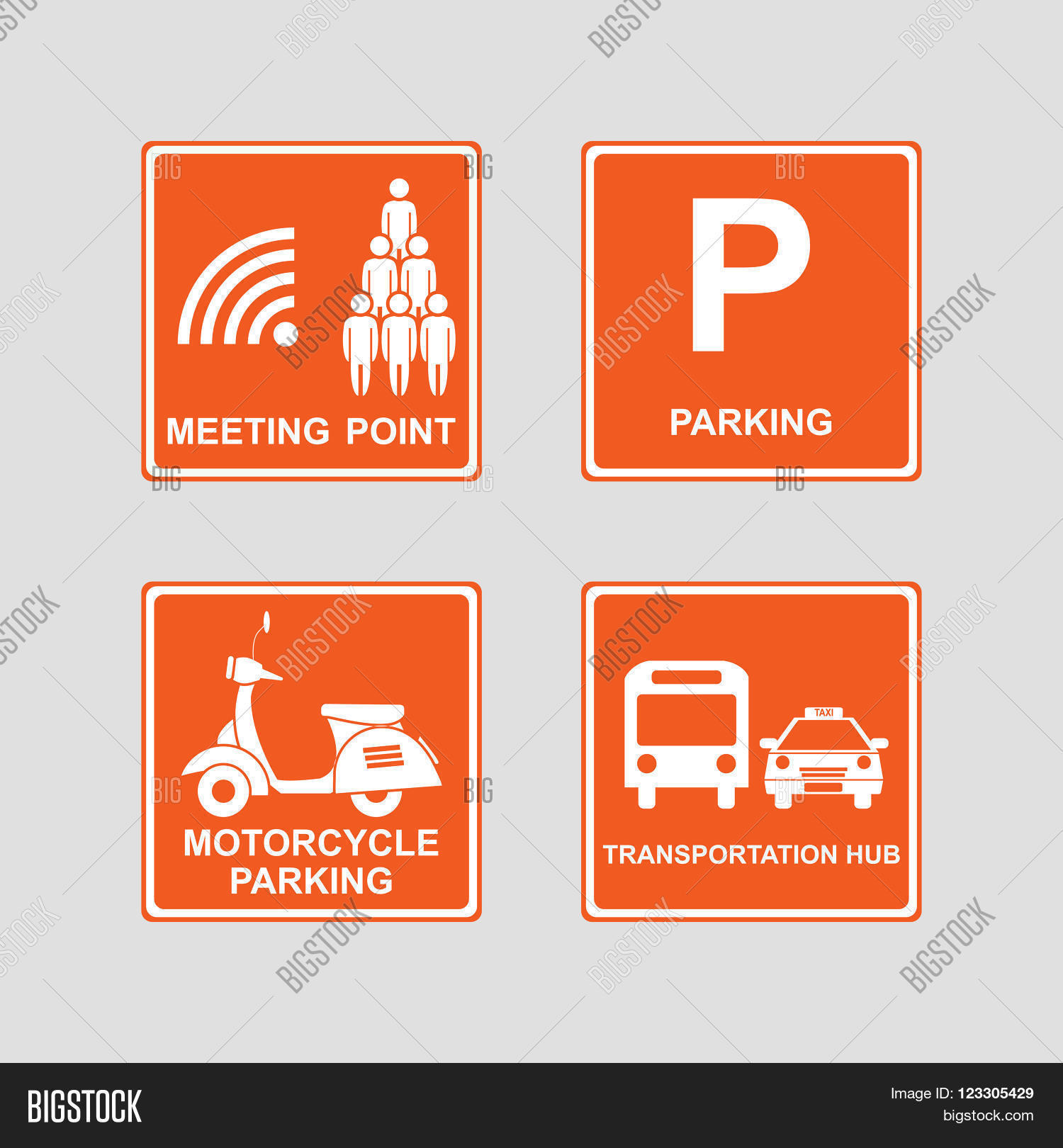 Download Vector Motorbike Parking Sign Vector Vectorpicker