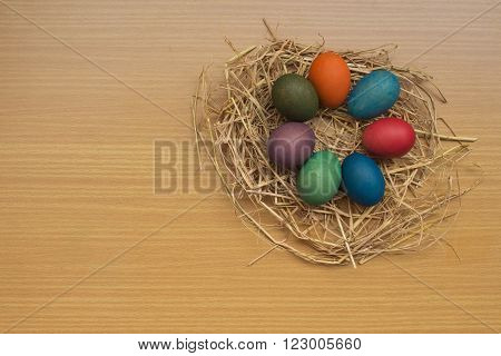Easter eggs colorful Easter Festival, Easter day