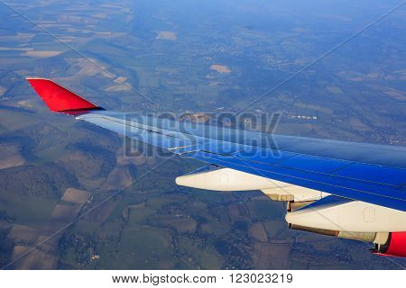 Aerial View Of Rural Near Gatwick