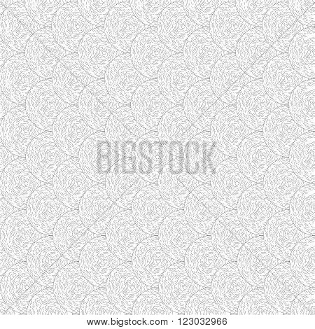 Set of Circle Ornaments on White Background. Circle Ornamental Pattern