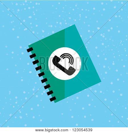 telephonic service design, vector illustration eps10 graphic