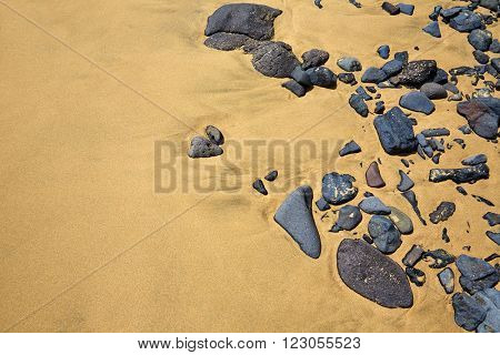 Jandia beach Mal Nombre Fuerteventura at Canary Islands of Spain