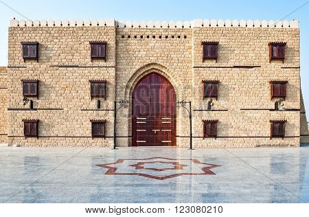 Jeddah,  a rebuilded Turkish fort called 'The door of Jeddah' in the airport area.