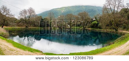 Small Lake In Greece