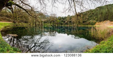 Small Lake In Greece