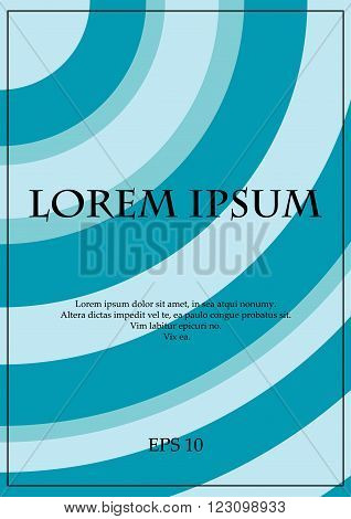 A4 abstract modern circles background for text