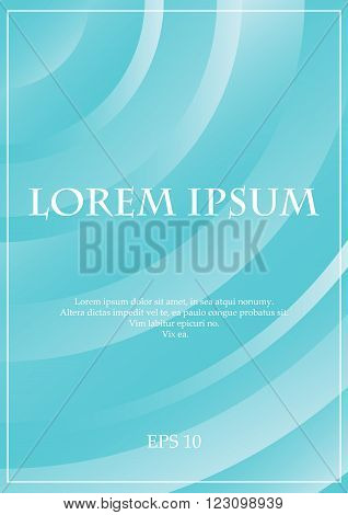 A4 abstract modern circles background for text