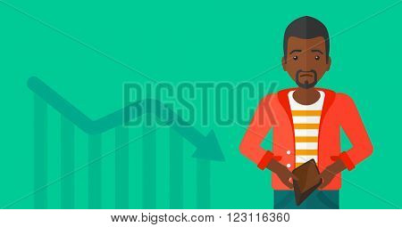 Bancrupt business man.