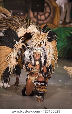 Brazil Carnival Female Dancer