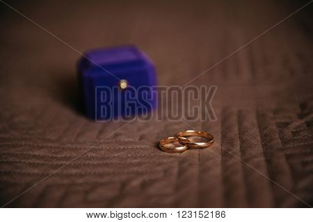 Wedding Rings In Box