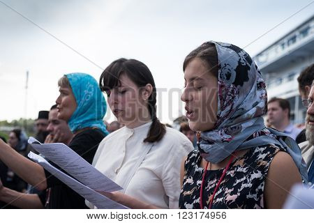 Outdoor Festival Of Orthodox Singing