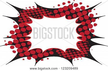 Comic speech bubble, comic background, design for comic background