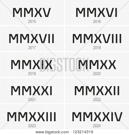 2018 In Roman Numeral | Motavera.com