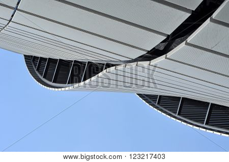 Modern Architecture Pattern Of A Stadium