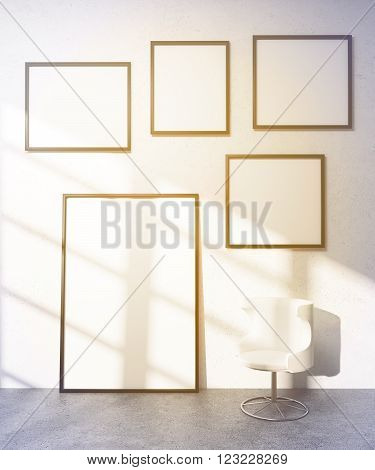 Five Frames On Wall