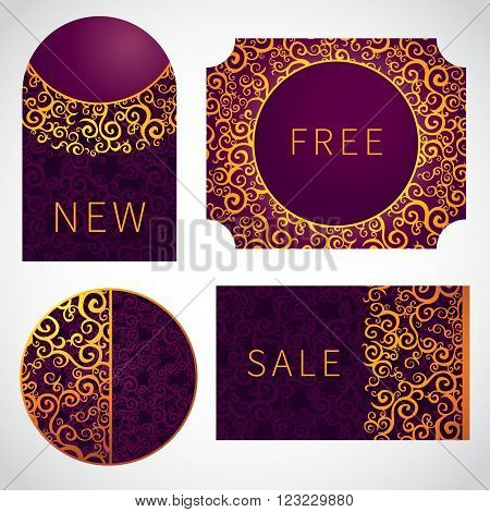 Labels With Golden Curls.