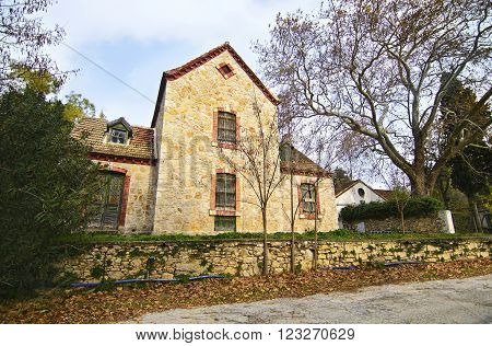 abandoned house of Tatoi Palace, the place where stayed the former greek Royal family