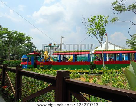 JOHOR MALAYSIA  - NOVEMBER 11: LEGOLAND Malaysia Resort 2014
** Note: Soft Focus at 100%, best at smaller sizes