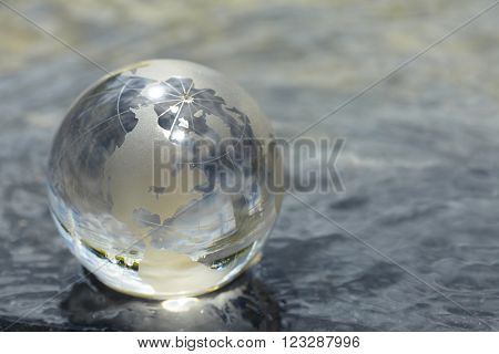 glass globe