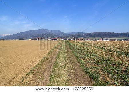 Landscape near to Spielberg in Styria, Austria