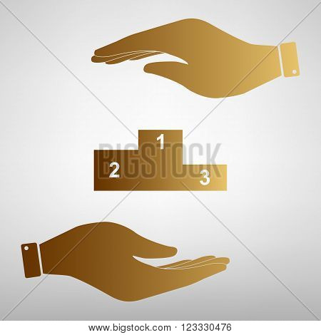 Sofa sign. Flat style icon. Flat style icon vector illustration.