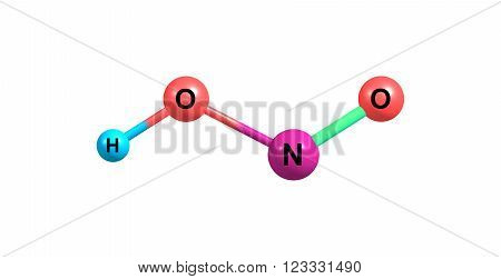Nitrous acid or HNO2 is a weak and monobasic acid known only in solution and in the form of nitrite salts.