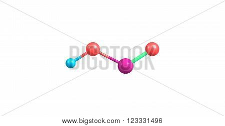 Nitrous acid or HNO2 is a weak and monobasic acid known only in solution and in the form of nitrite salts.