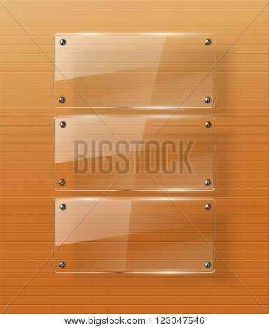 Glass framework Vector illustration. Eps10