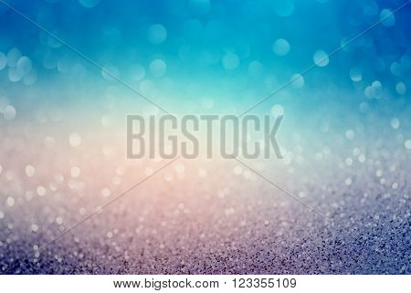 christmas lights. Christmas soft Bokeh background with pastel colors