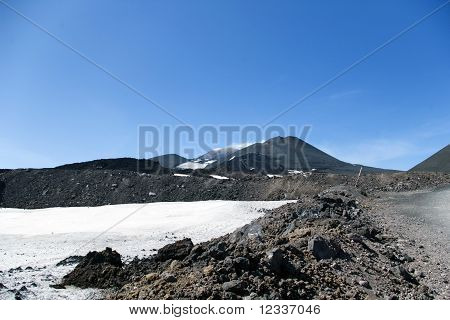 Berg vulkaan Etna, Sicilië, Italië