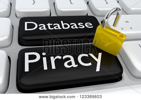 Database Piracy Concept