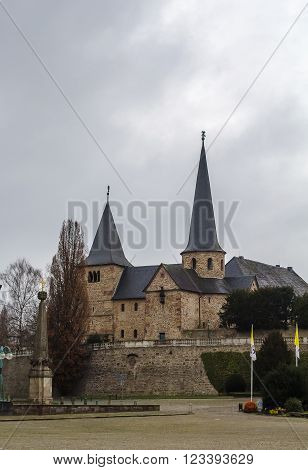St. Michael's Church in Fulda Hesse is considered to be the oldest Holy Sepulchre church in Germany built in the Carolingian architectural style