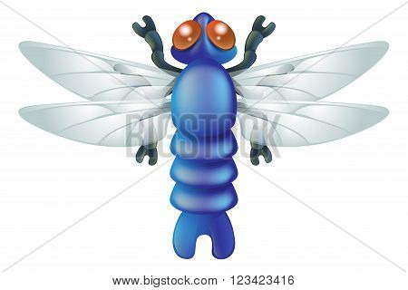 Cartoon Insect Dragon Fly Bug