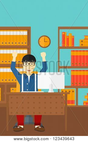 Man working at office.