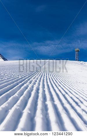 Ski Run Trail Snowcat