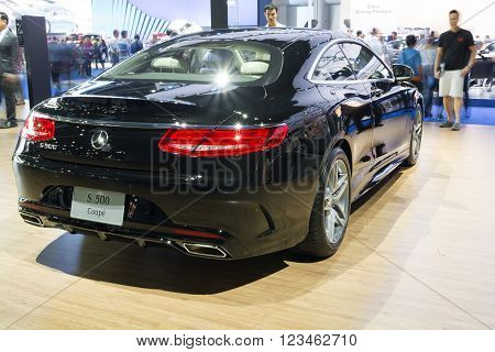 Nonthaburi - March 23:new Mercedes Benz Gls S500 Coupe Amg On Display At The 37Th Bangkok Internatio