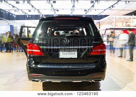 Nonthaburi - March 23:new Mercedes Benz Gls S500 Coupe Amg On Display At The 37Th Bangkok Internatio