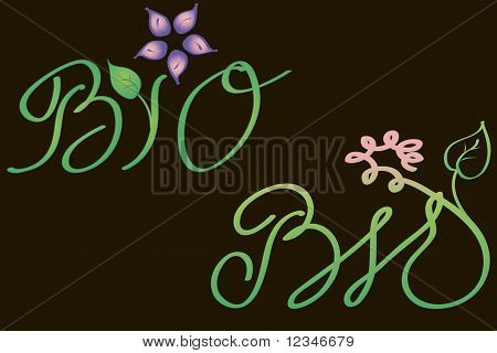 Symbole floral Bio