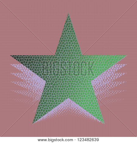 grunge star texture, symbol background, vector illustration design element icon