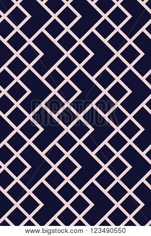 Vector seamless pattern. Modern stylish texture. Repeating geometric tiles. Monochromatic geometric pattern