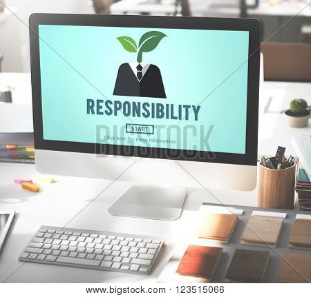Responsibility Roles Duty Task Obligation Responsible Concept