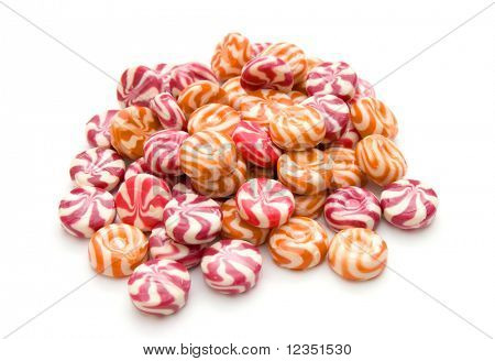 dolci su sfondo bianco