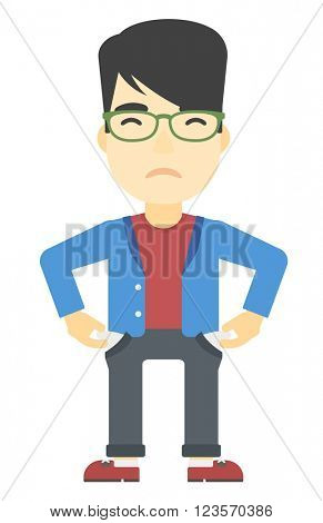 Bancrupt business man.